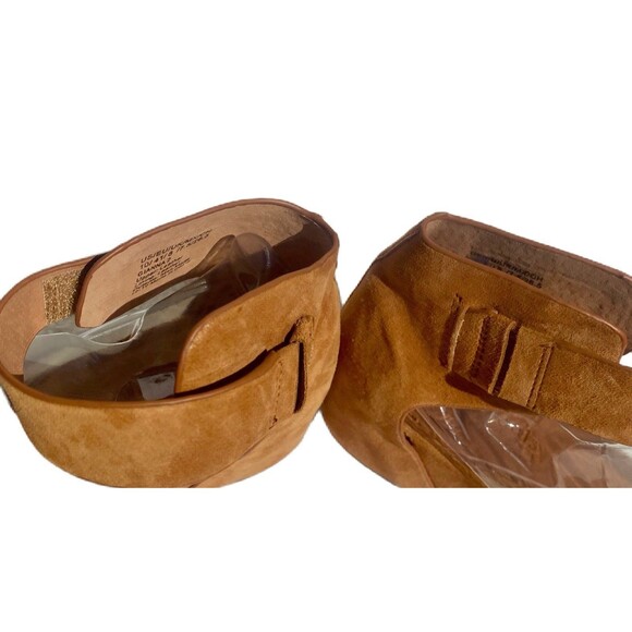 Gentle Souls | Leather Suede Sandals Gianna 2 Ankle Strap Wedge Women's Size 10 - Picture 12 of 13